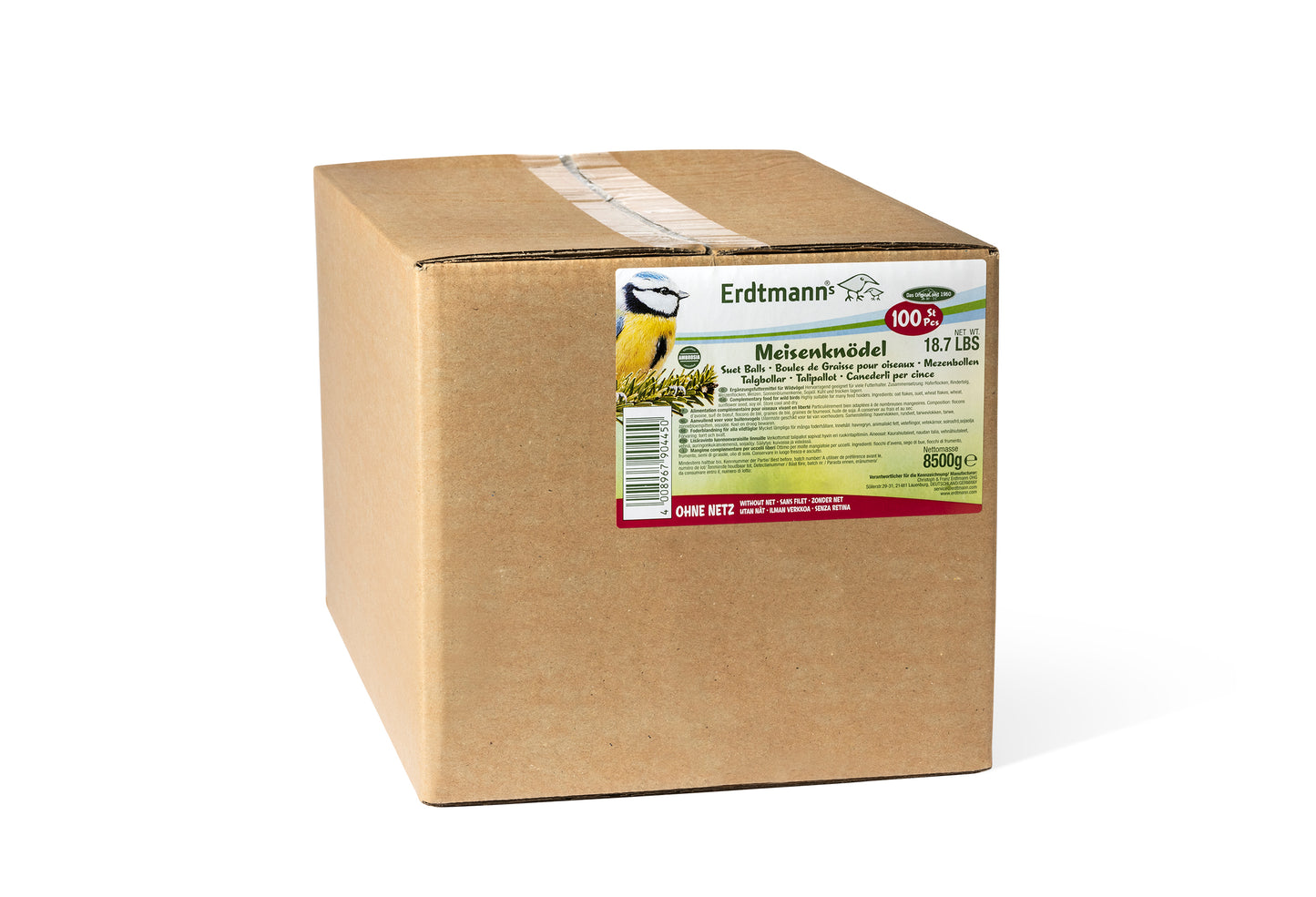 Meisenknödel 100er ohne Netz | 8,5 kg