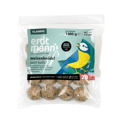 20 Meisenknödel ohne Netz | 1,7 kg