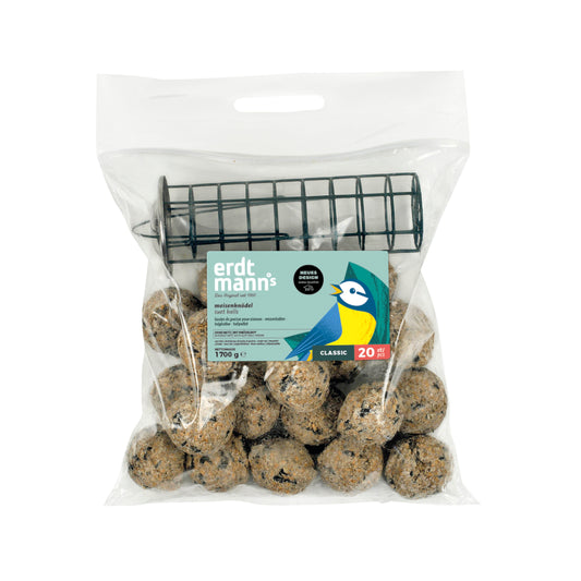 20 Meisenknödel ohne Netz + 1 Knödelboy | 1,7 kg