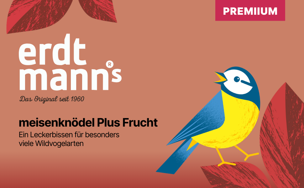 Meisenknödel PLUS Frucht - 60 Stück ohne Netz im Karton - 5,1 kg