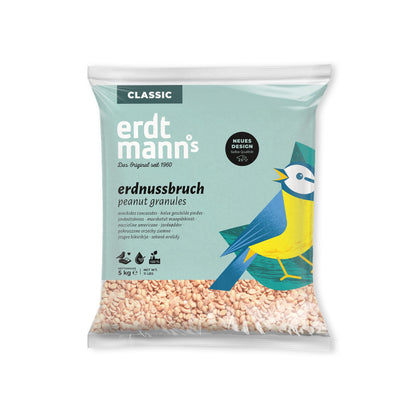 Erdnussbruch - Keine Schalenrückstände für eine saubere Futterstelle