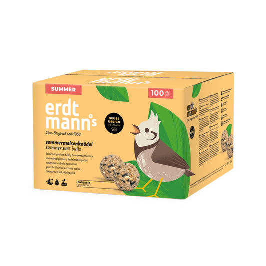 100 Sommer-Meisenknödel ohne Netz im Karton