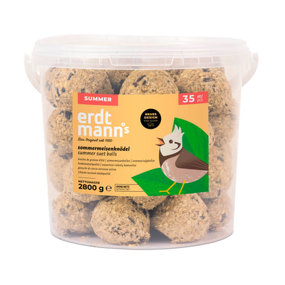 35 Sommer-Meisenknödel im Eimer ohne Netz