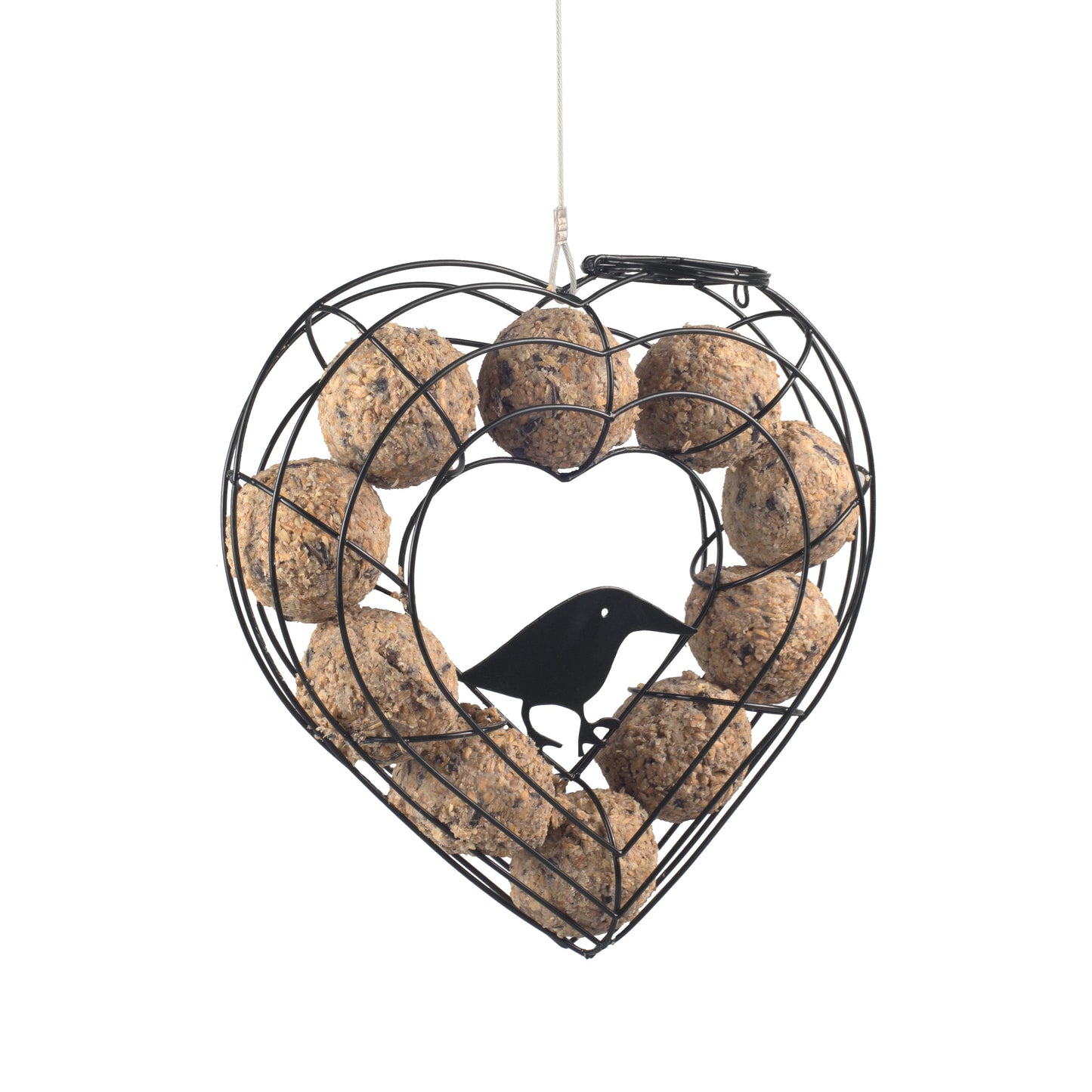 Futterherz - Halterung für Meisenknödel ohne Netz