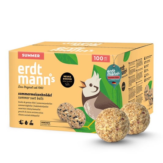 100 Sommer-Meisenknödel ohne Netz im Karton