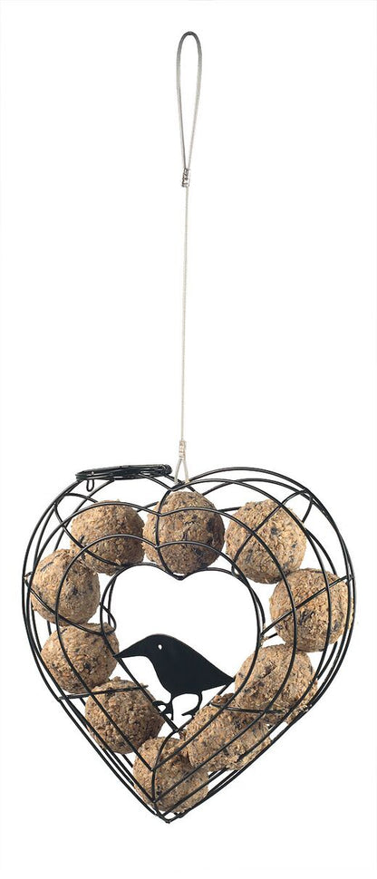 Futterherz - Halterung für Meisenknödel ohne Netz